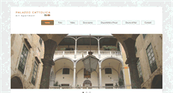 Desktop Screenshot of palazzocattolica.it