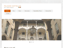 Tablet Screenshot of palazzocattolica.it